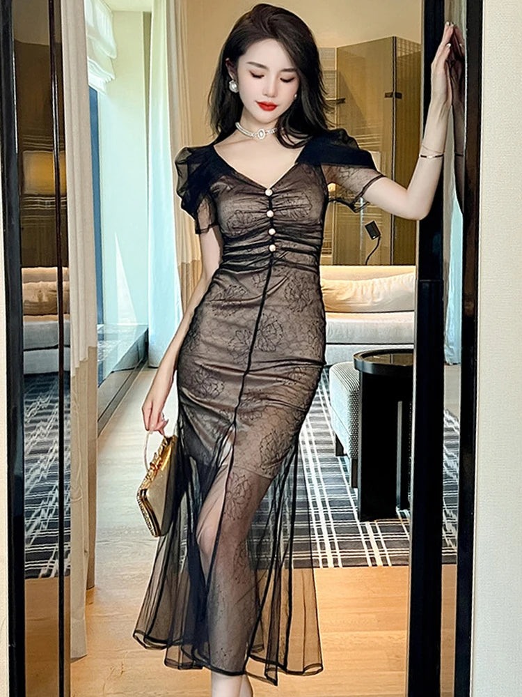 evening birthday party dress for women Women's Off Shoulder Evening Dress Birthday Party Graduate Adult Sequin  dress