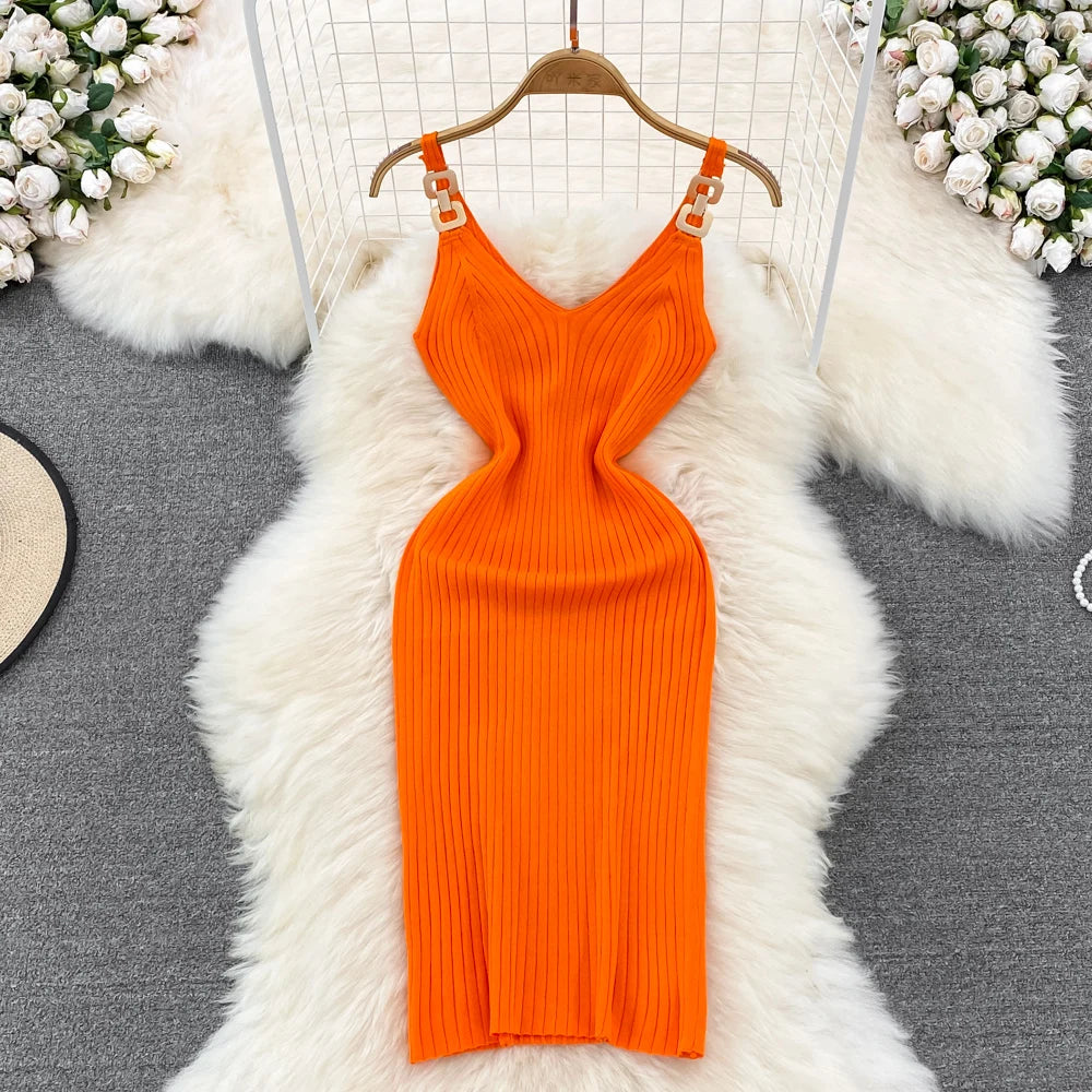 orange bodycon bandage dress She's All That Bodycon Bandage Dress ~ Orange Orange / M