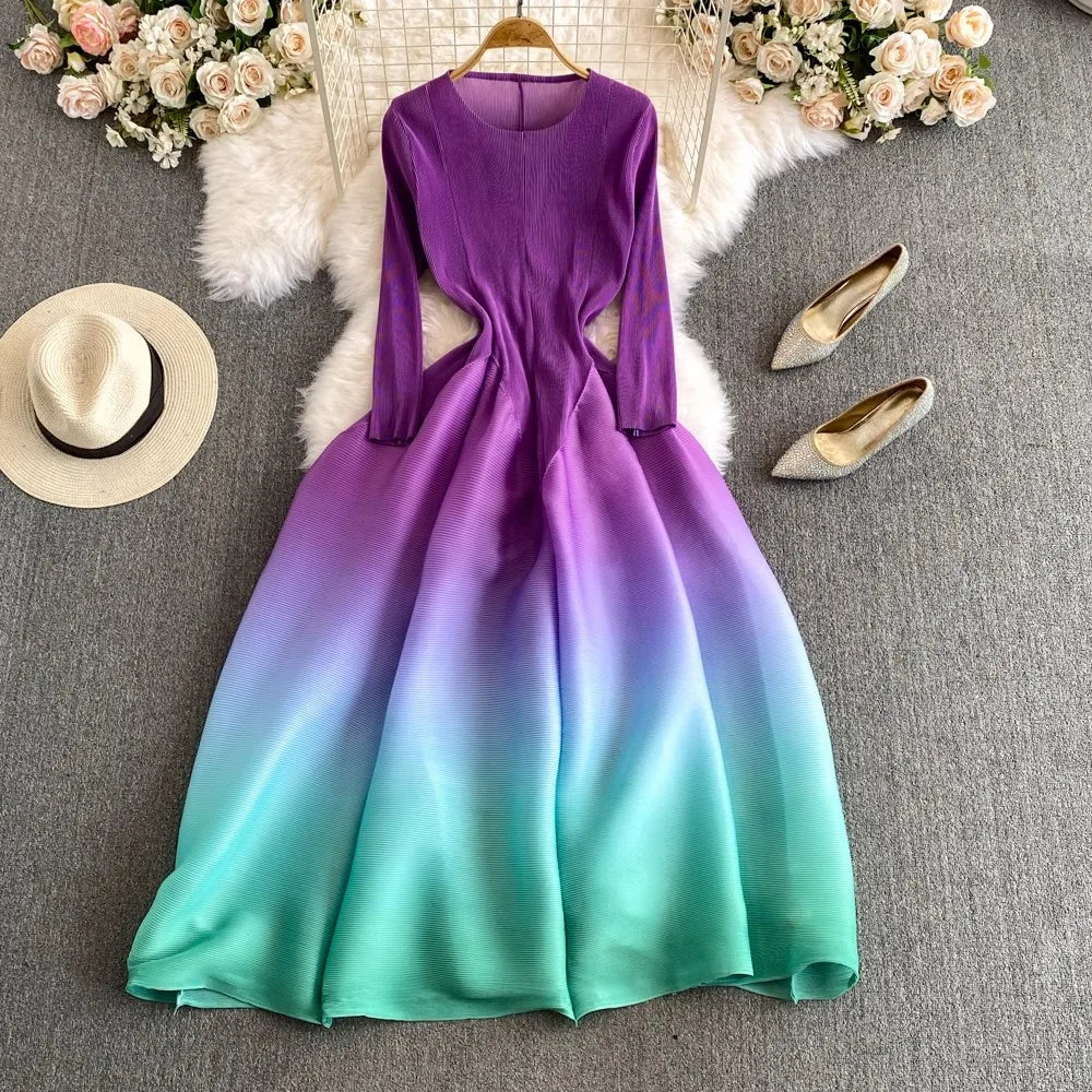 fitted lace wedding dress Violette Tie Halter Floral Dress in Purple Comet and Dark Green – SOUR FIGS