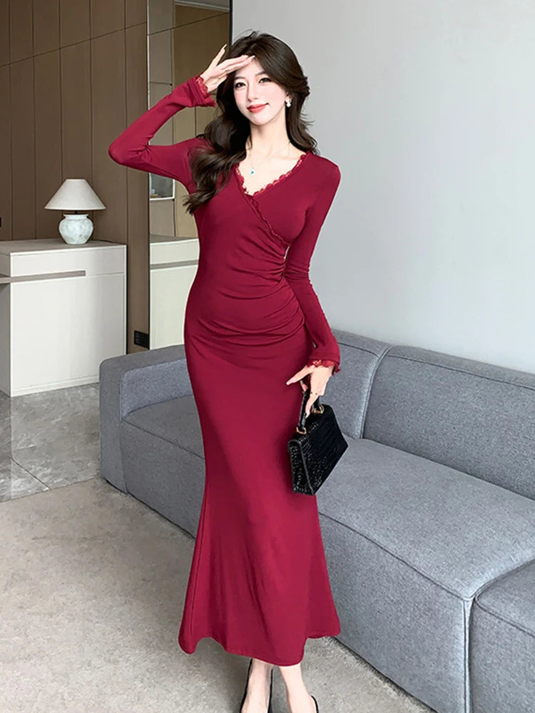 floral long cocktail dress Ever-Pretty Floral Print Flutter Sleeve Side Split Maxi Formal Dress main image 0
