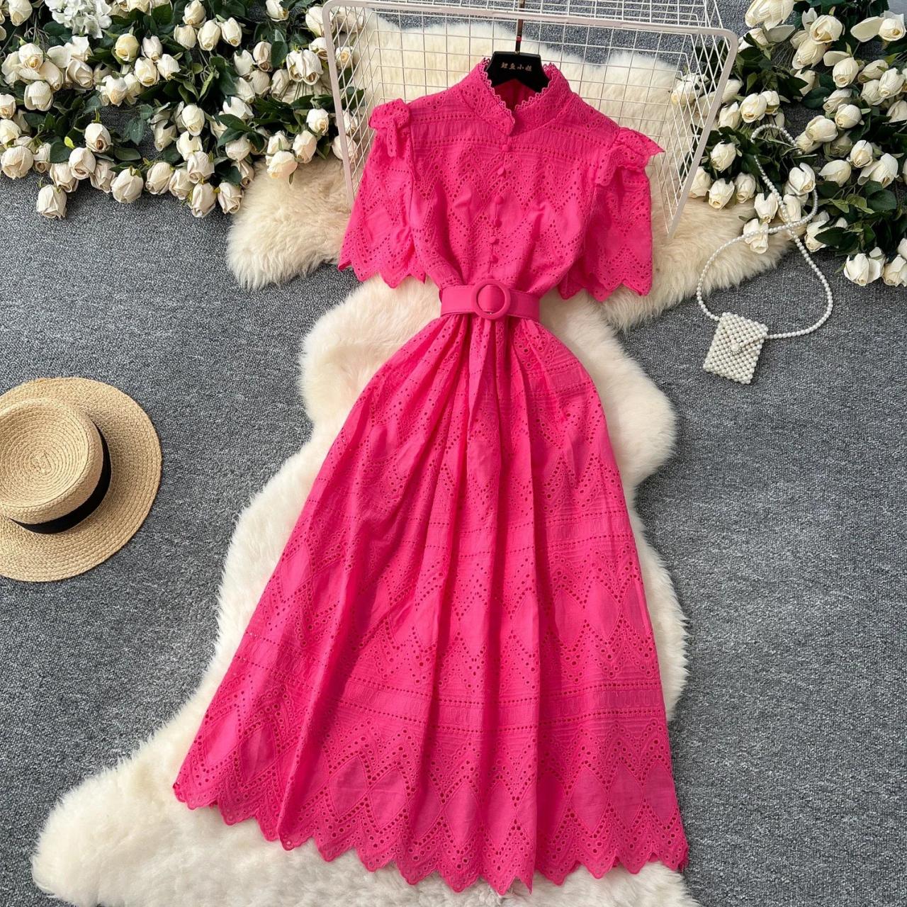 knee length dresses for ladies Marina Scallop Lace V-Neck Sleeveless A-Line Midi Dress – Curated Brands
