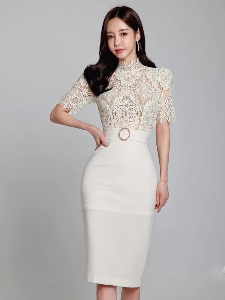lace from wedding dress Lady Black Tie - Darcy Gown - Off-white main image 0