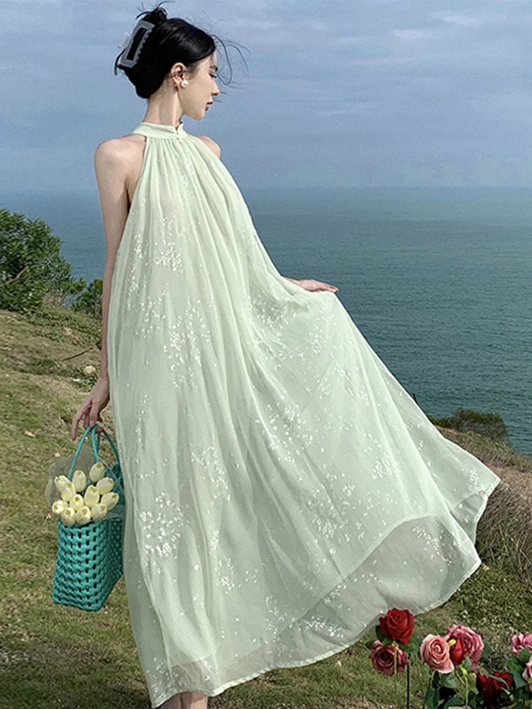 akira nini knit halter mini dress AKIRA Paradise Found Knit Mini Dress main image 1