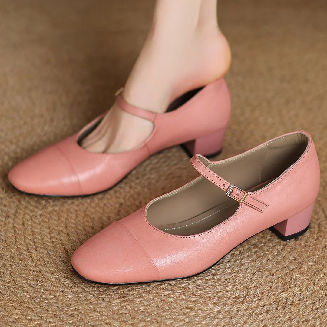 pink low heel dress shoes Women's Pink Low Heels-Dream Pairs