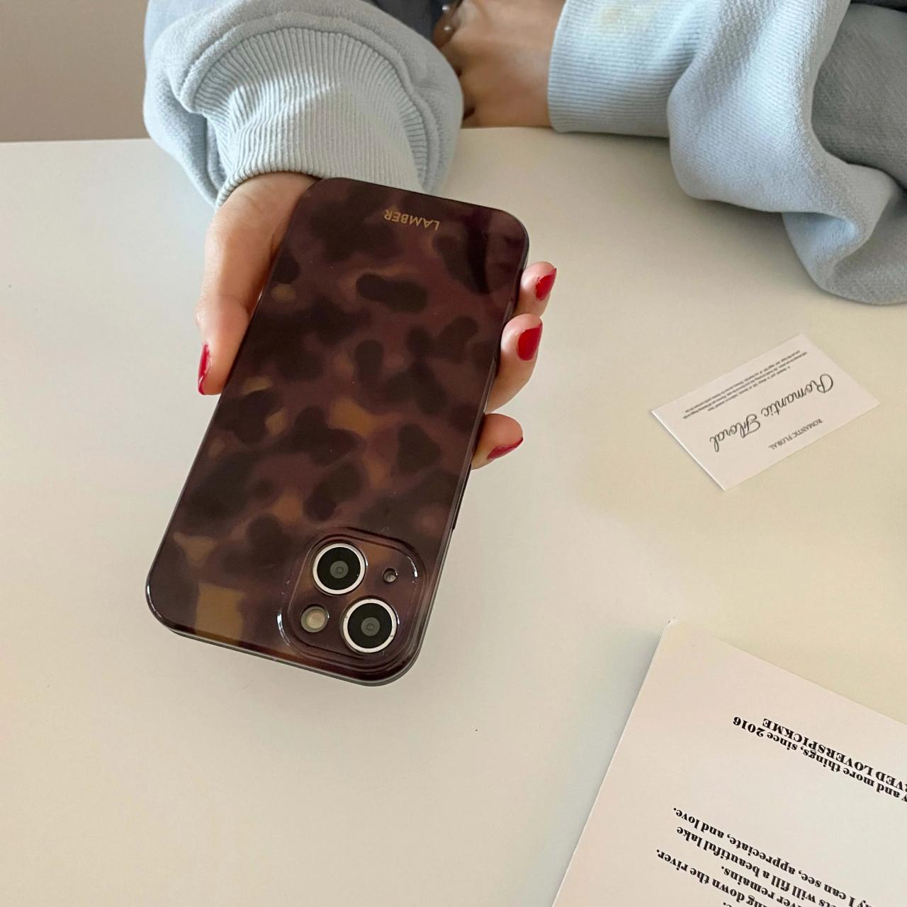 Lamber Leopard Glossy Iphone Case Brown Cover on Luulla